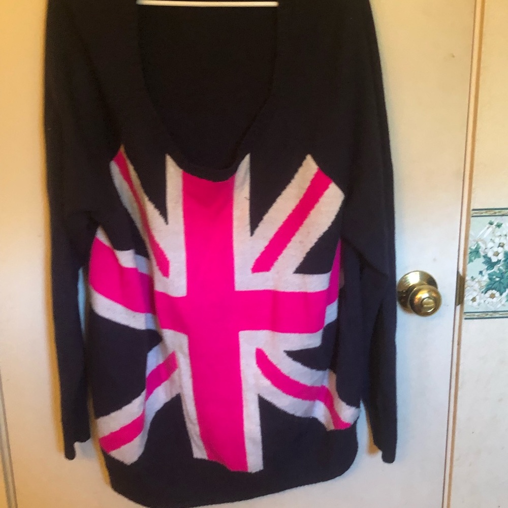 Torrid Sweater size 3x with Union Jack